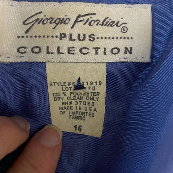 Giorgio Fiorlini Purple Eyelash Jacket 16 - Picture 6 of 6